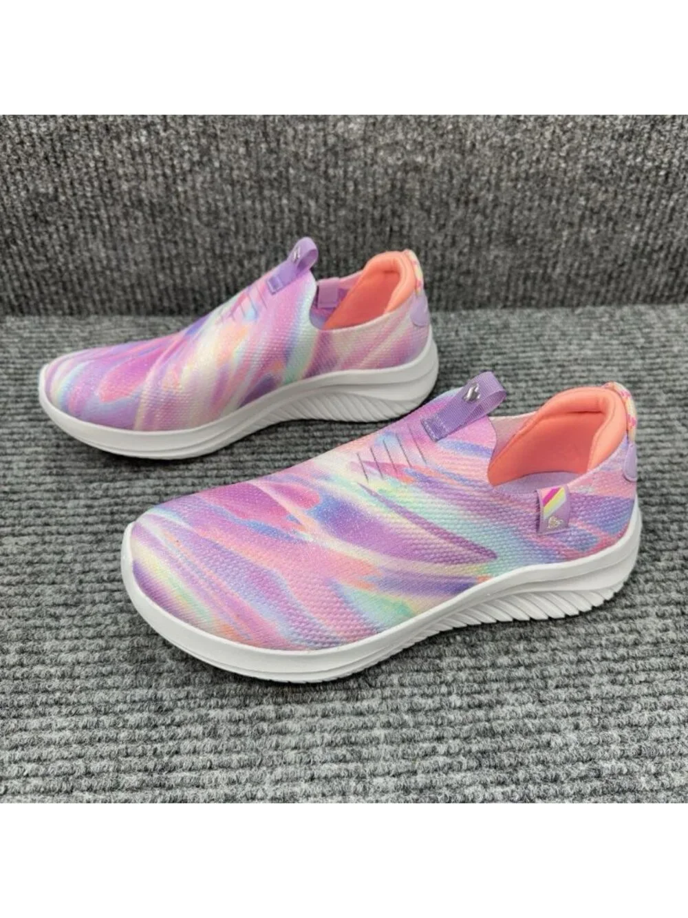 Skechers Sneakers Shoes Girls 4 Ultra Flex 3.0 Color Me Sleek Slip On Cushioned